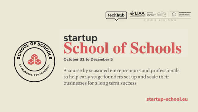Izsludināta pieteikšanās uz jaunuzņēmumu apmācībām “Startup School of Schools”