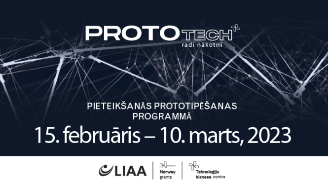 Tehnoloģiju prototipu izstrādei iespēja saņemt atbalstu līdz 15 tūkstošiem eiro