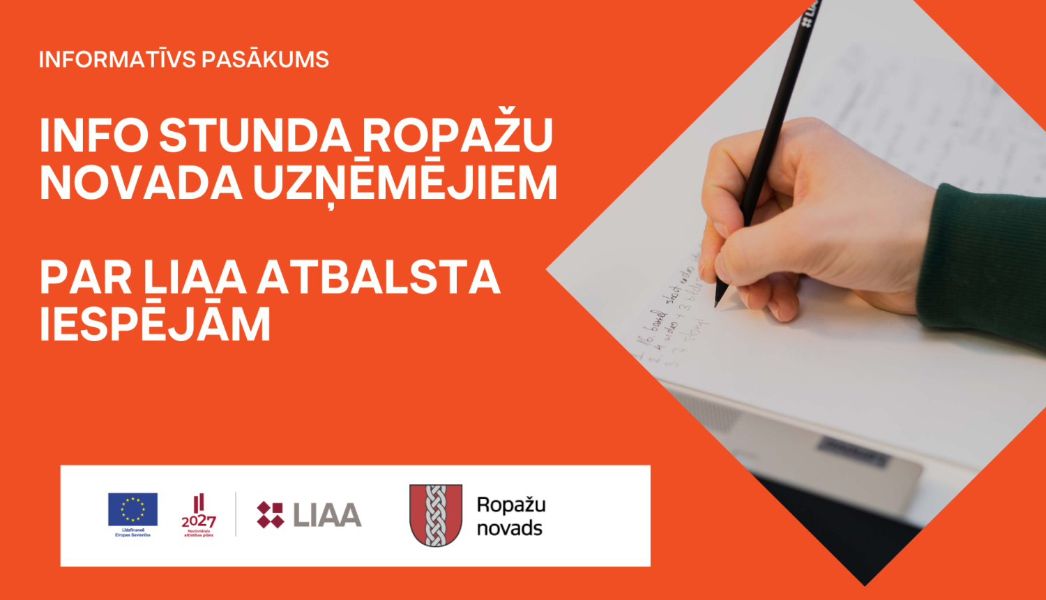 Info stunda Ropažu novada uzņēmējiem