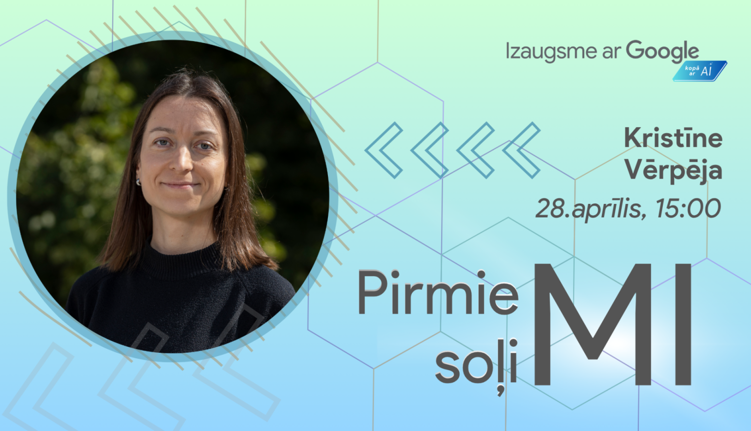 Izaugsme ar Google - Pirmie soļi MI