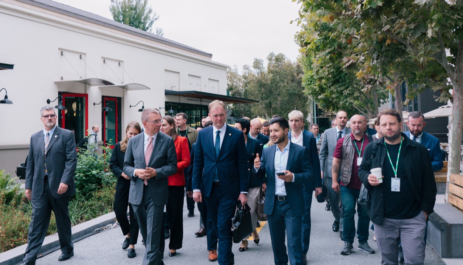 ASV vizītes dalībnieki