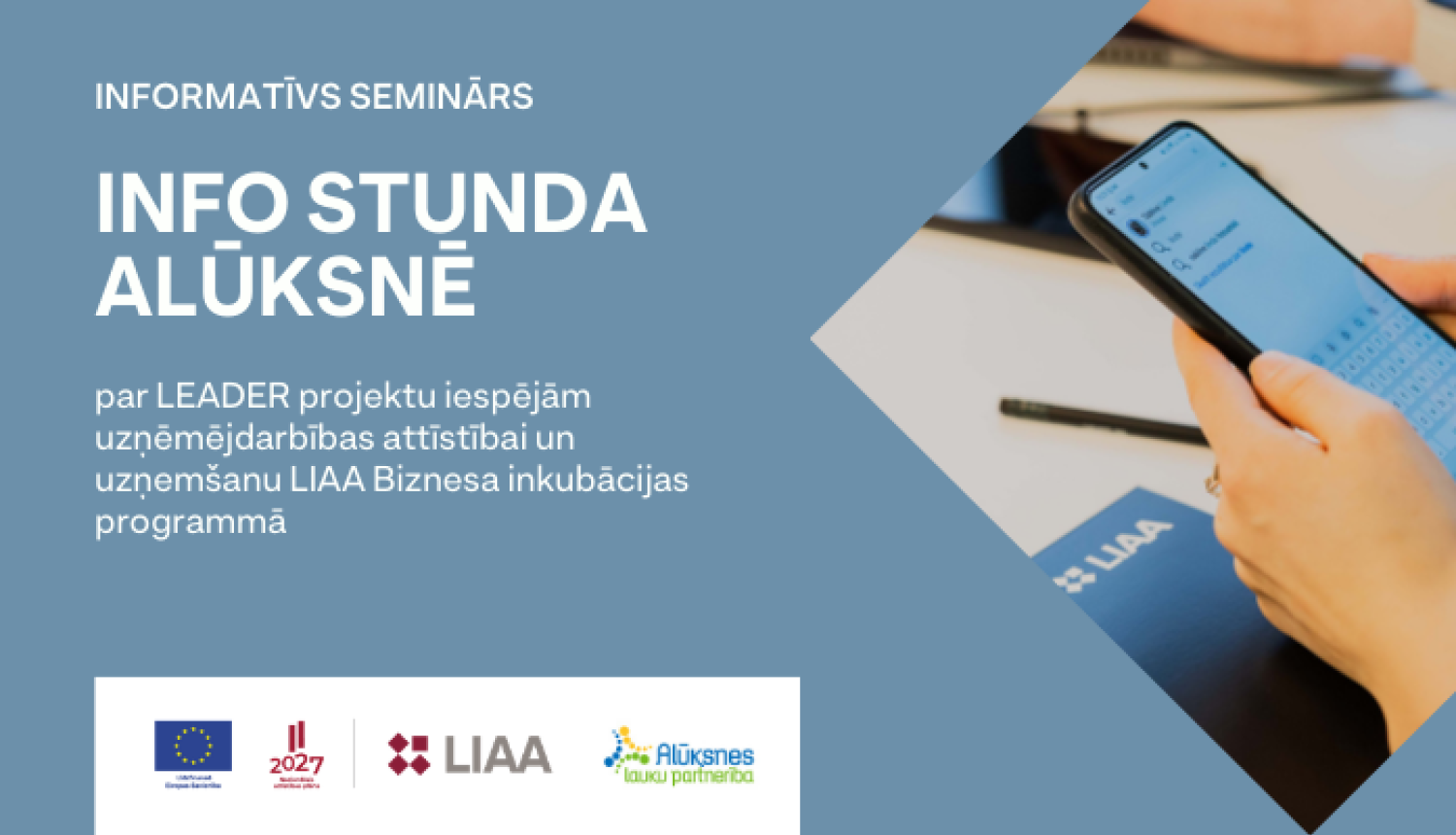 Info stunda Alūksnē