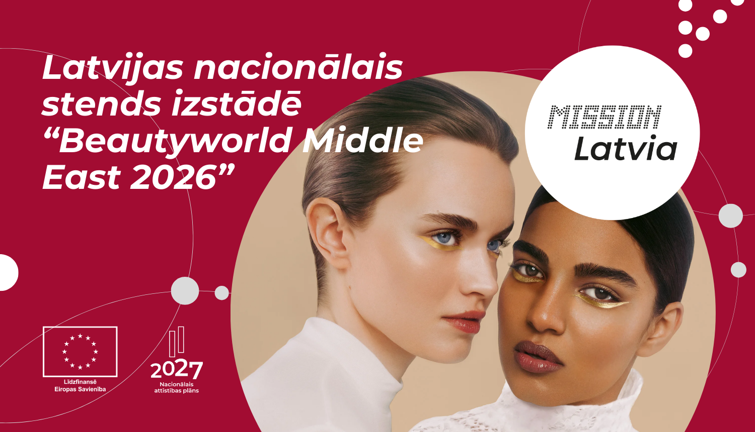 Latvijas nacionālais stends izstādē "Beautyworld Middle East 2026" Apvienotajos Arābu Emirātos