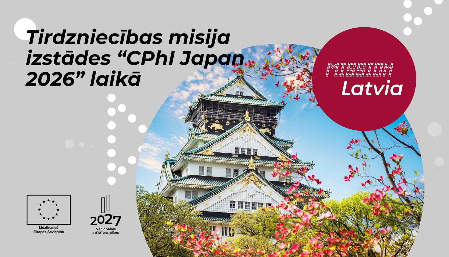 Tirdzniecības misija izstādes "CPhI Japan 2026" laikā