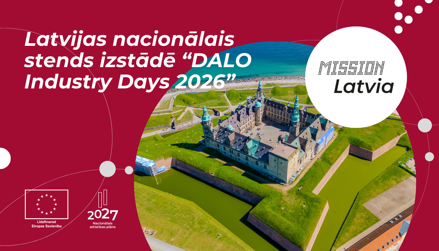 Latvijas nacionālais stends izstādē “DALO Industry Days 2026”