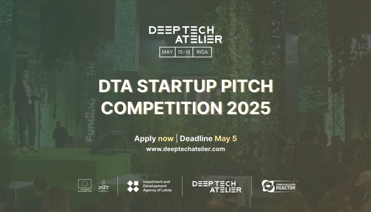 Parādi savu jaunuzņēmumu pasaulei – piedalies Deep Tech Startup Pitch Competition!