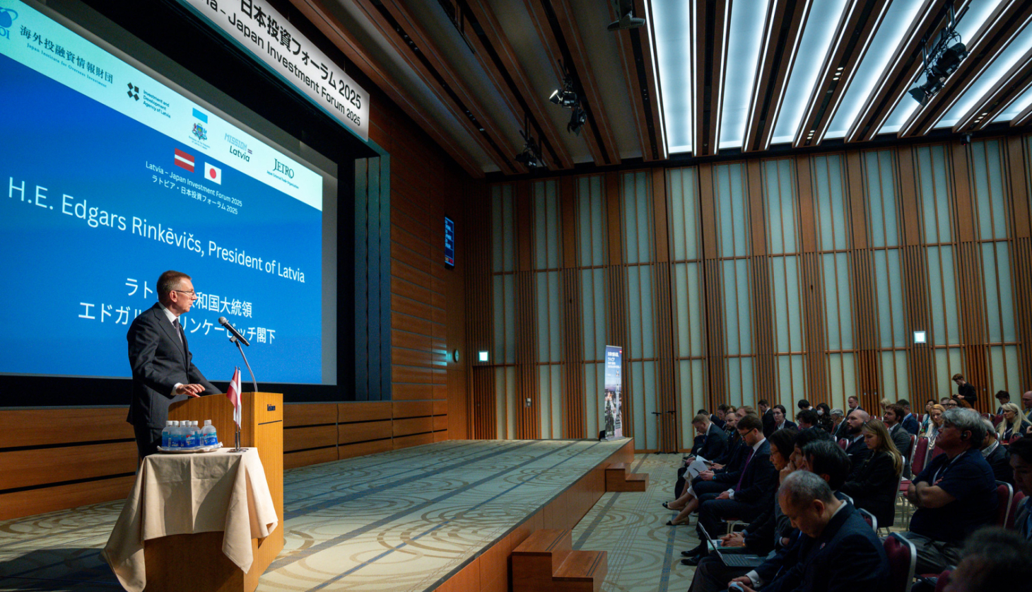 Latvijas-Japānas investīciju forums. Dāvis Drošs (Prezidenta kanceleja)