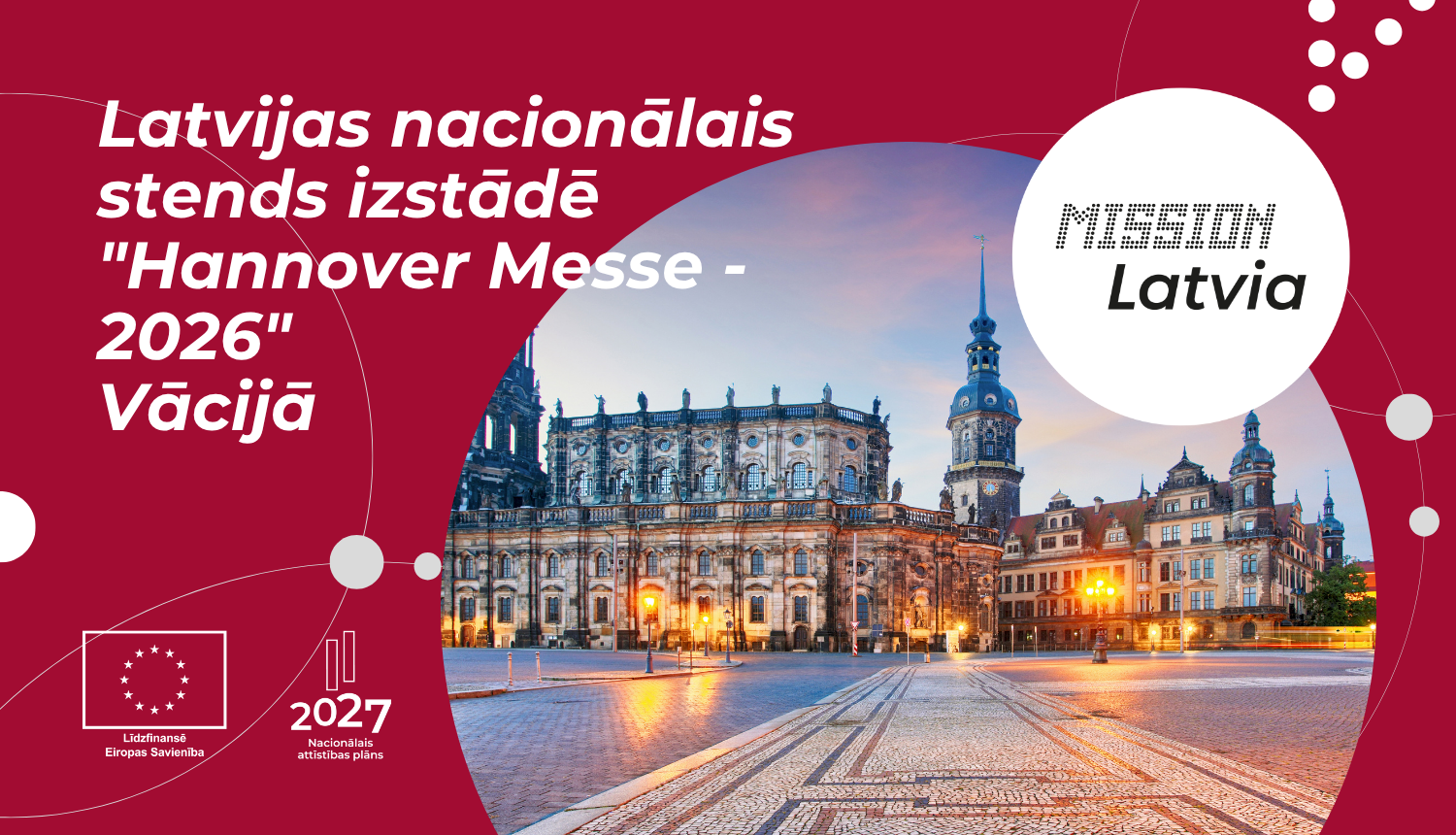 latvijas nacionālais stends izstādē Hannover Messe 2026 Vācijā