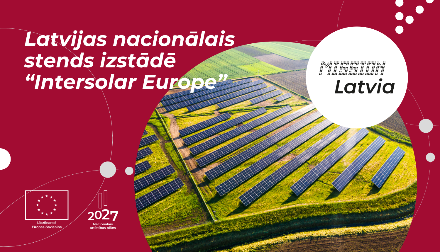 Latvijas nacionālais stends izstādē “Intersolar Europe" Vācijā