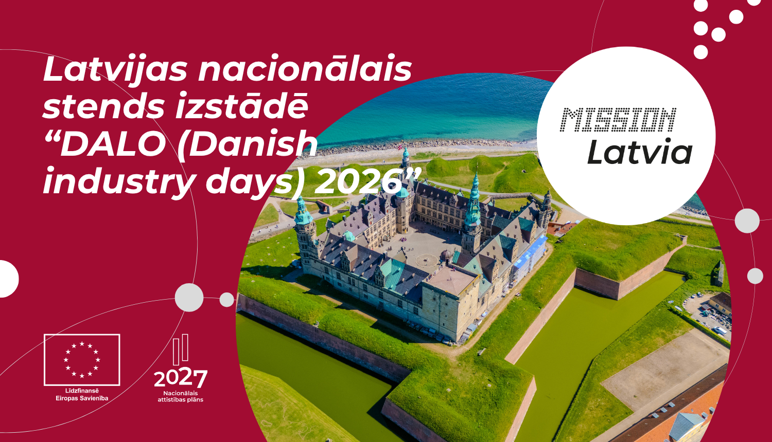 Nacionālais stends izstādē "DALO (Danish industry days) 2026"