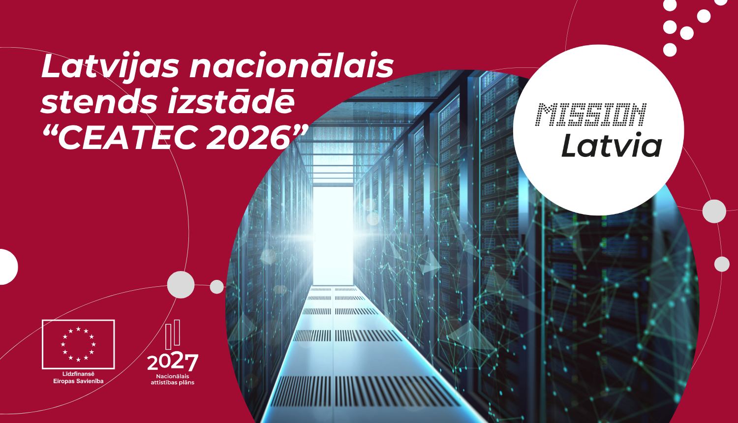 Latvijas nacionālais stends izstādē “CEATEC 2026" Japānā