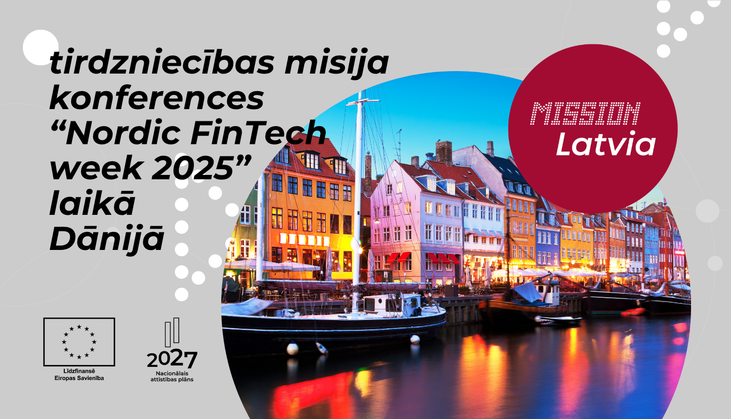 Tirdzniecības misija FinTech nozares komersantiem konferences “Nordic FinTech week 2025” laikā