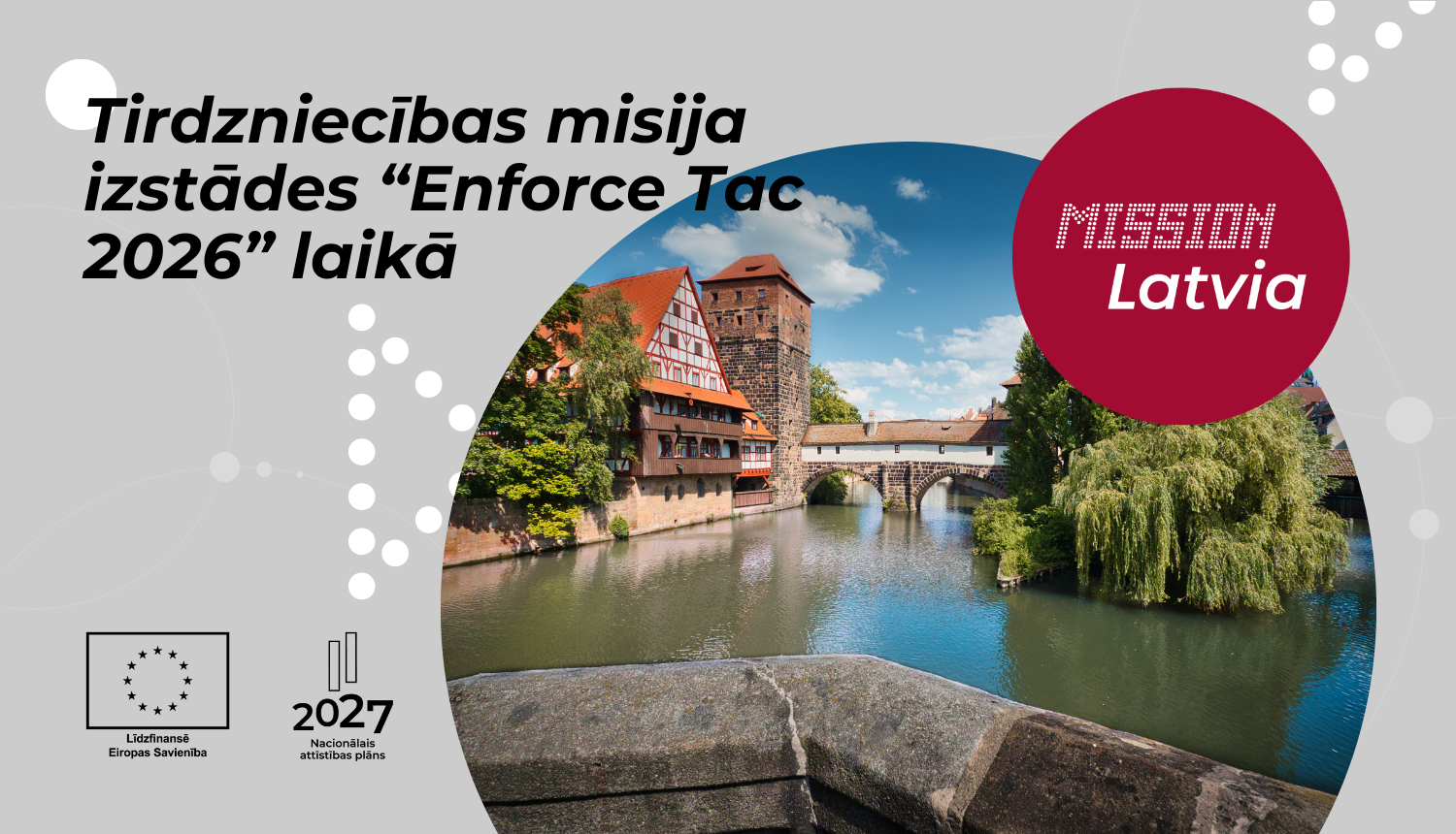 Tirdzniecības misija izstādes "Enforce Tac 2026" laikā