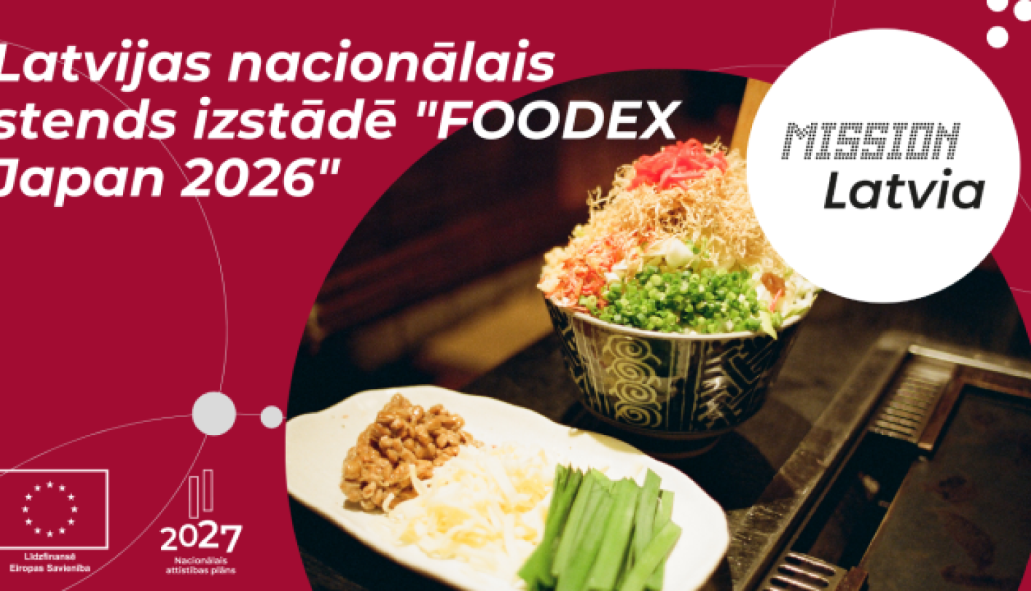 Latvijas nacionālais stends izstādē “FOODEX Japan 2026” Tokijā (Japānā)