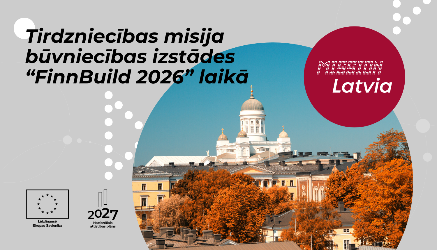 Tirdzniecības misija izstādes "FinnBuild 2026" laikā