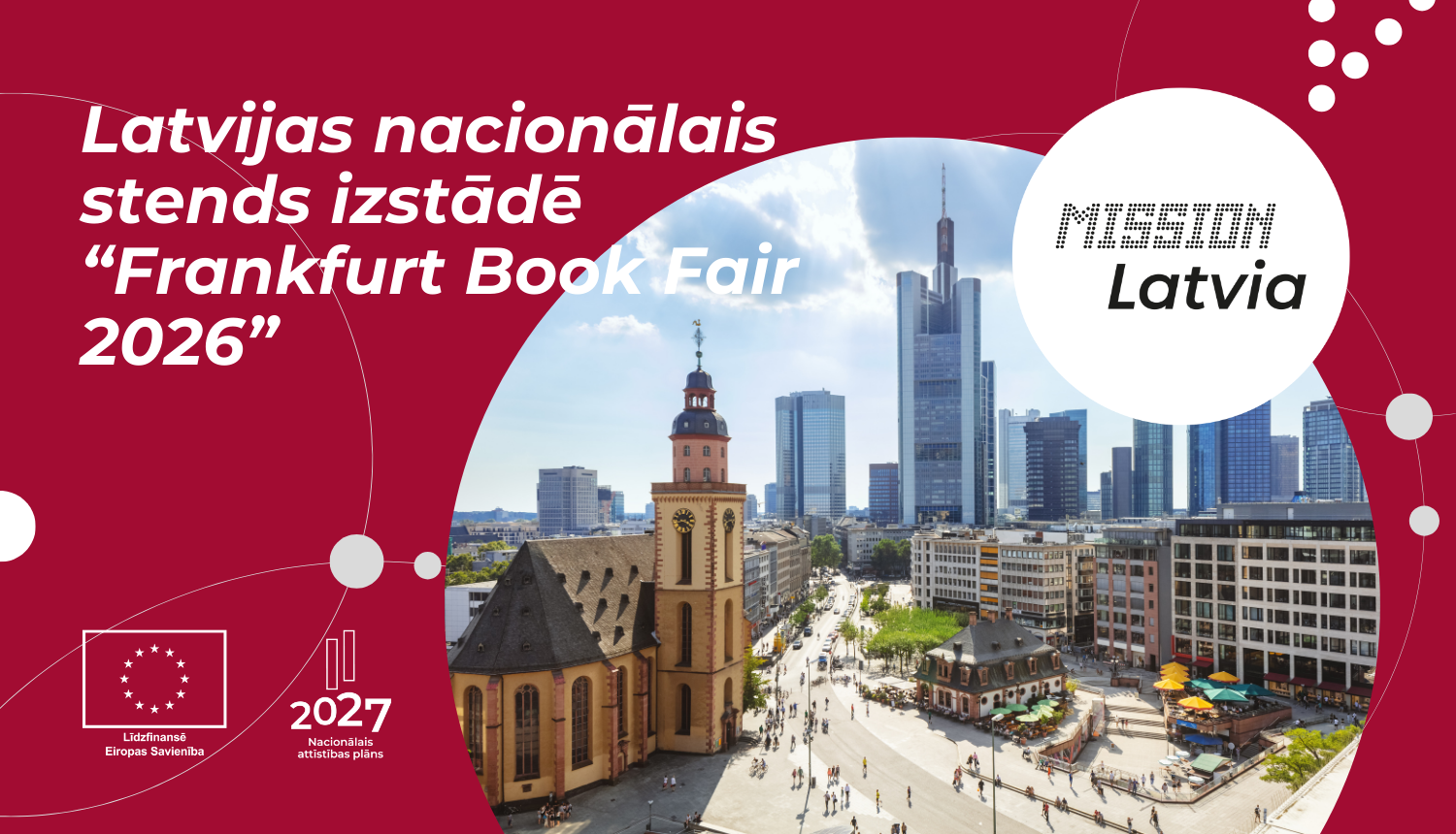 Latvijas nacionālais stends izstādē "Frankfurt Book Fair 2026" Vācijā