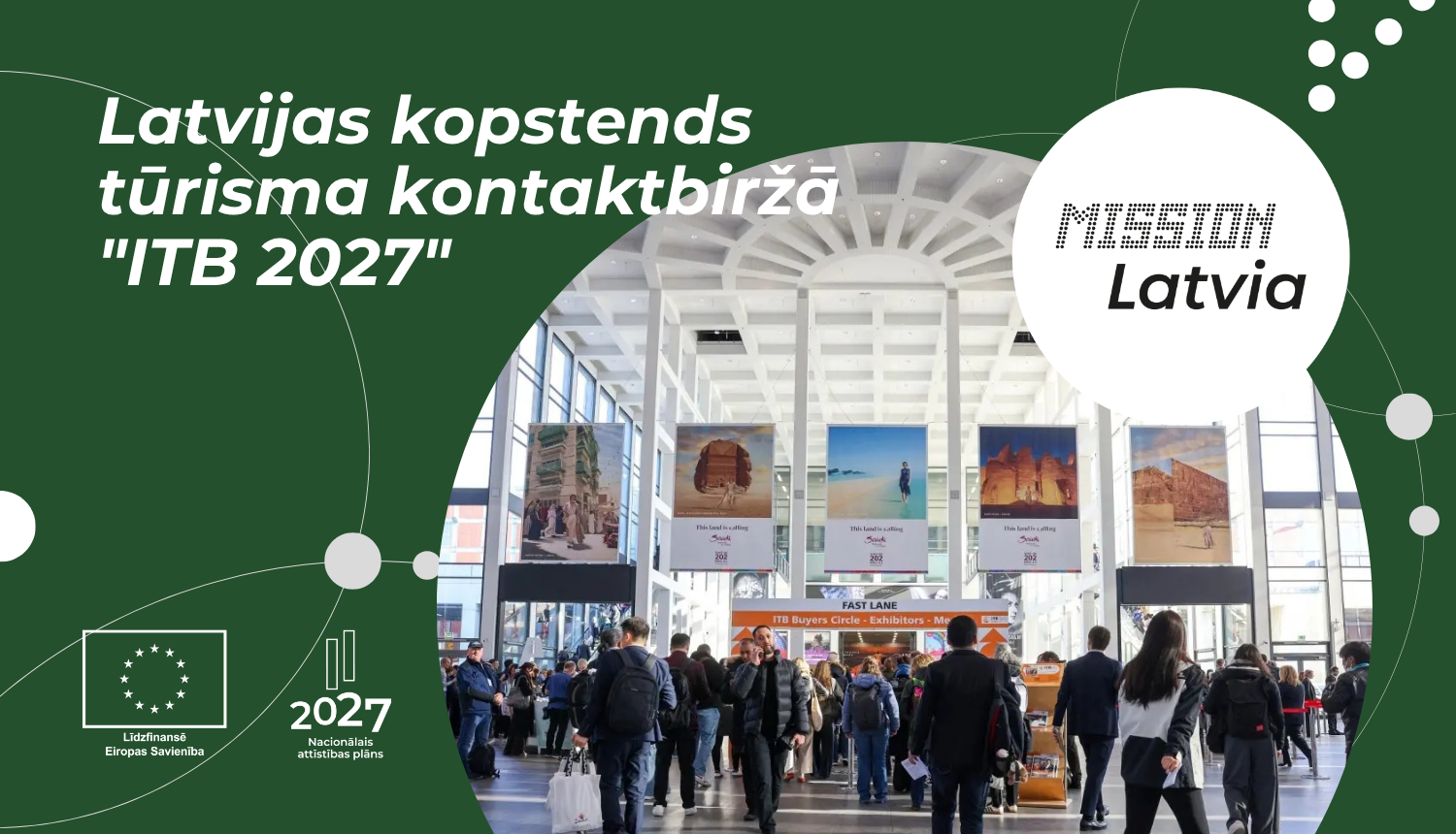Latvijas kopstends izstādē “ITB-2027” Berlīnē (Vācijā)