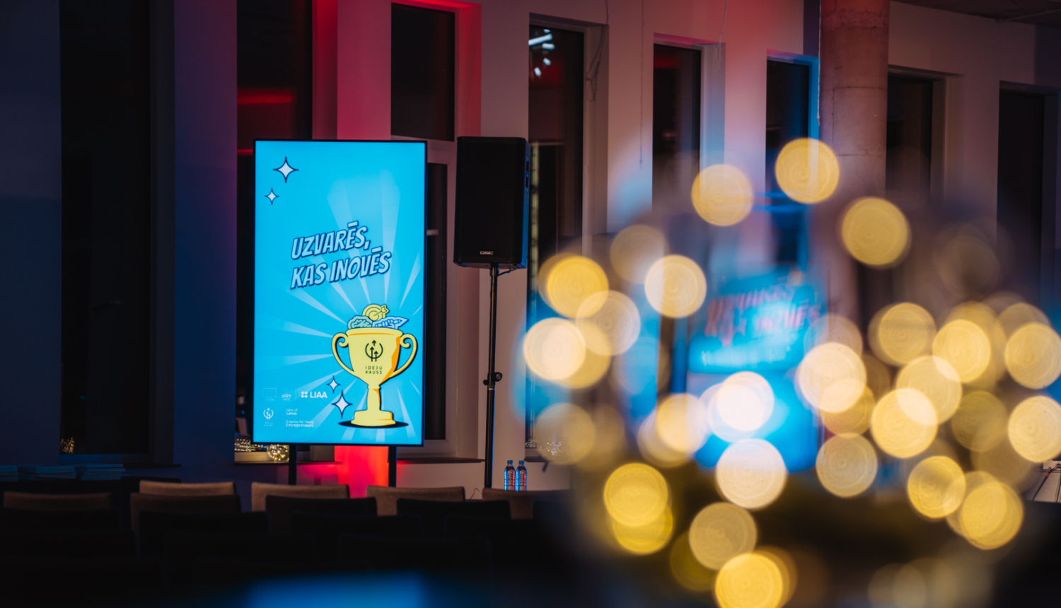 Latvijas inovatīvo biznesa ideju konkursa “Ideju kauss 2025” noslēgums