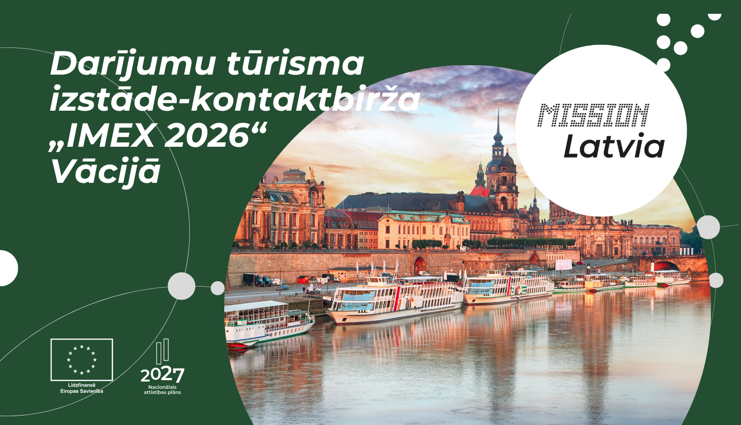 Latvijas kopstends darījumu tūrisma izstādē-kontaktbiržā „IMEX 2026“ Frankfurtē 