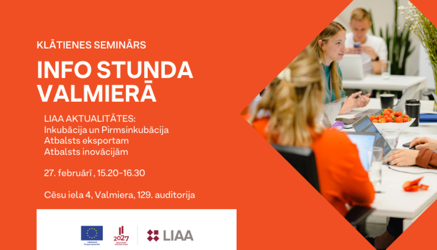 Info stunda Valmierā