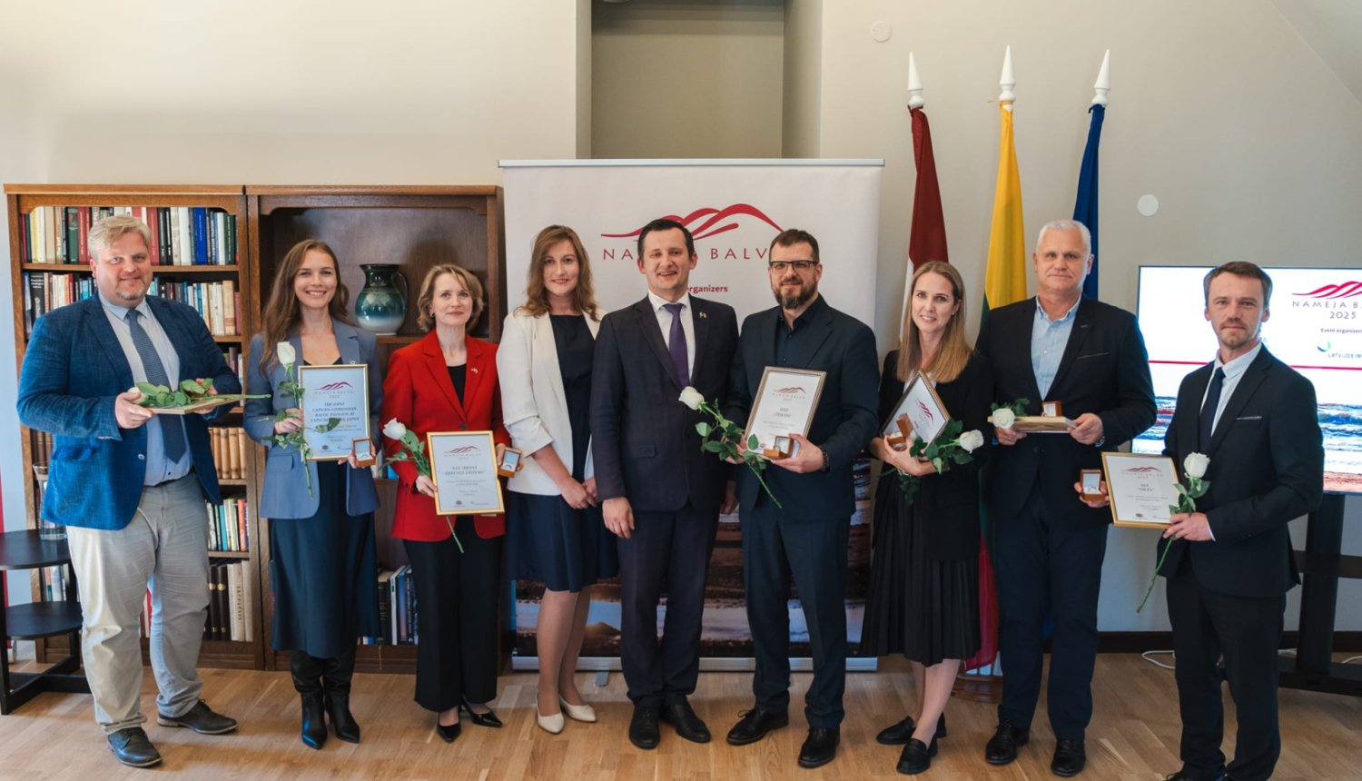 Baltijas paviljons saņēm ikgadējo "Nameja balvu" kā "Veiksmīgākais Latvijas - Lietuvas sadarbības projekts ārvalstu tirgos"