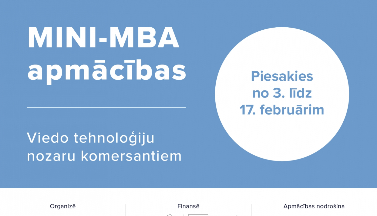 Mini MBA apmācības 2022