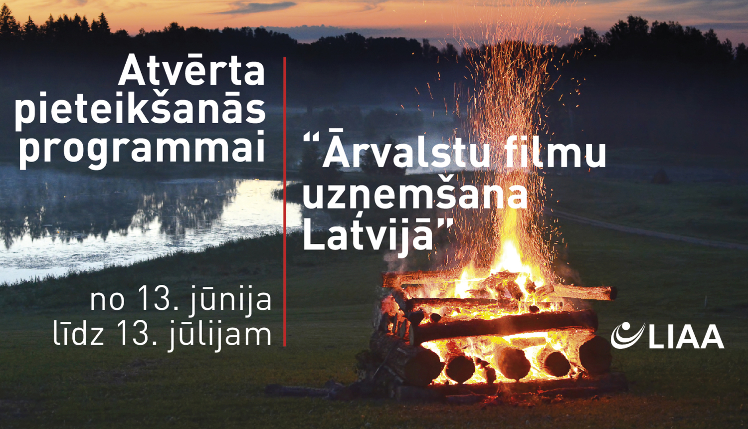 Atvērta pieteikšanās programmai "Ārvalstu filmu uzņemšana Latvijā"