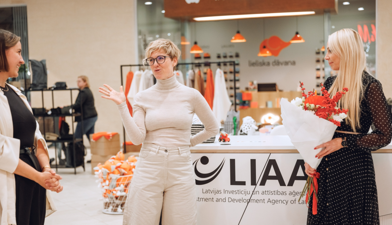 RBI Pop-up veikala atklāšana