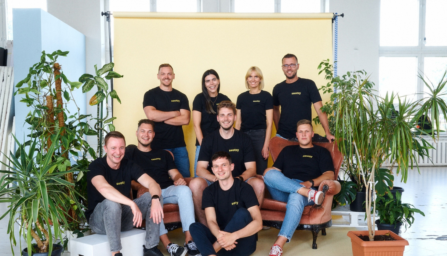 Uzņēmuma Swotzy komanda