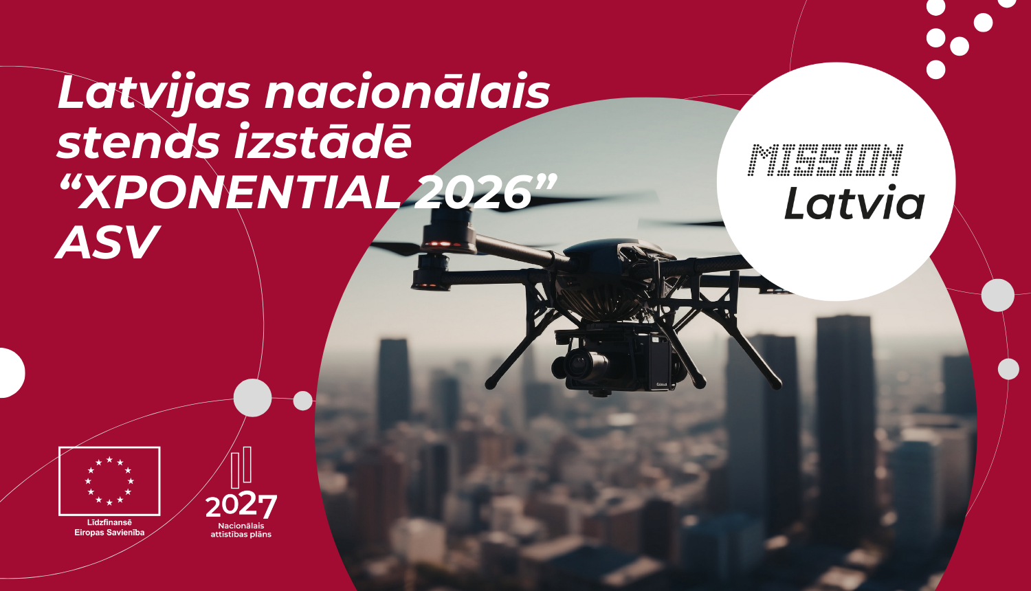 Latvijas nacionālais stends izstādē "Xponential 2026" ASV