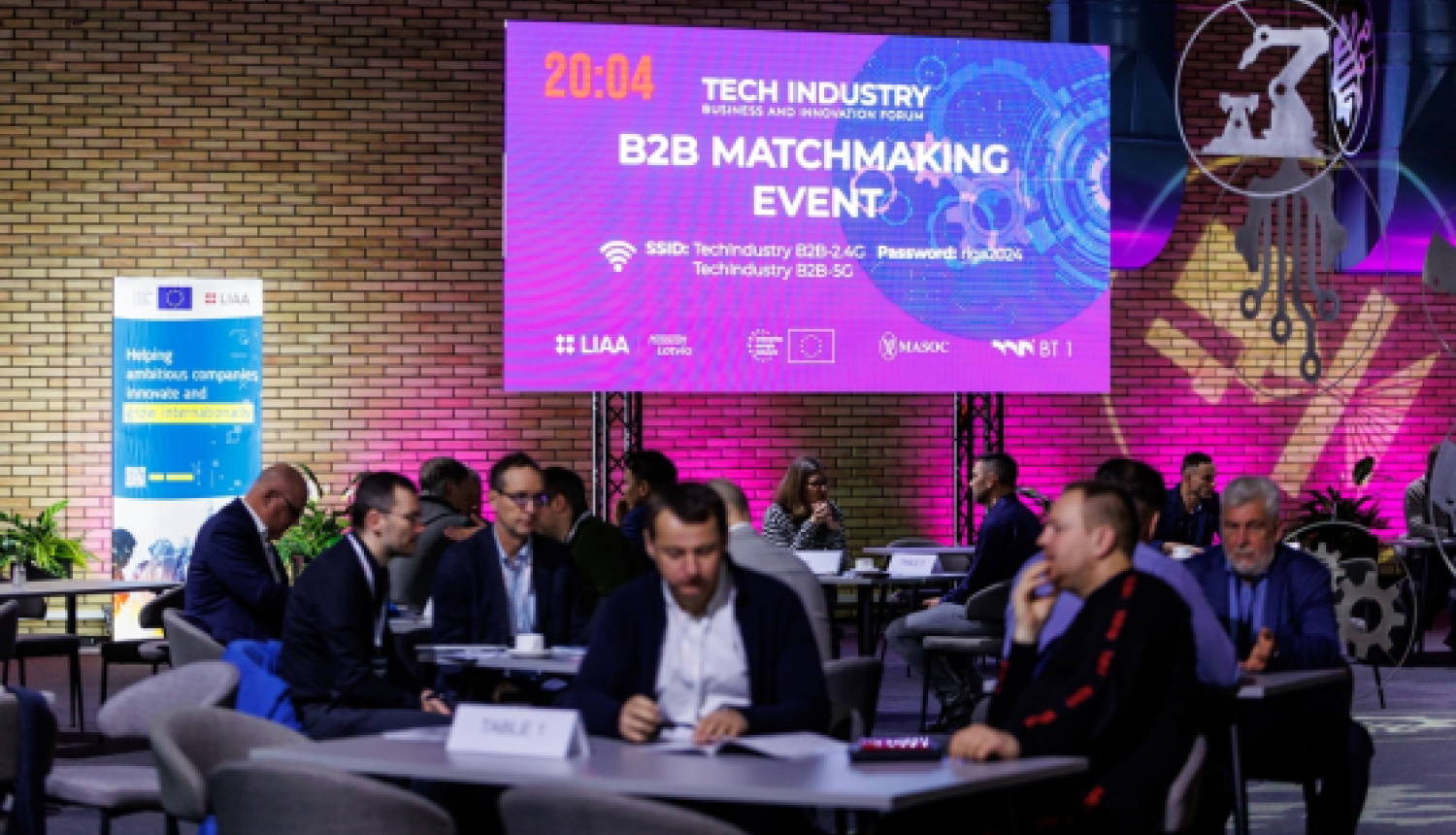 Latvijas ražotāju un ārvalstu iepircēju B2B kontaktbirža izstādes “Tech Industry 2025” laikā