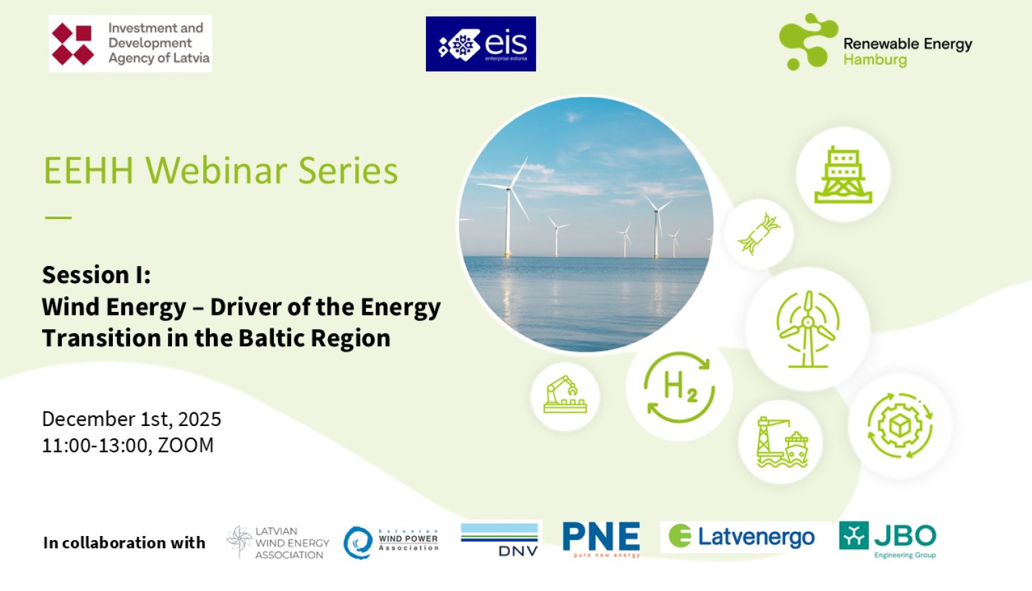 Ielūgums uz vebināru “Wind Energy – Driver of the Energy Transition in the Baltic Region”