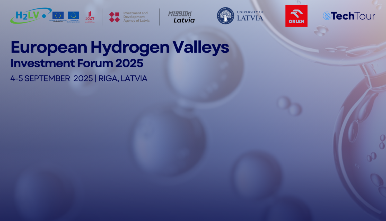 Eiropas Ūdeņraža ieleju investīciju forums 2025