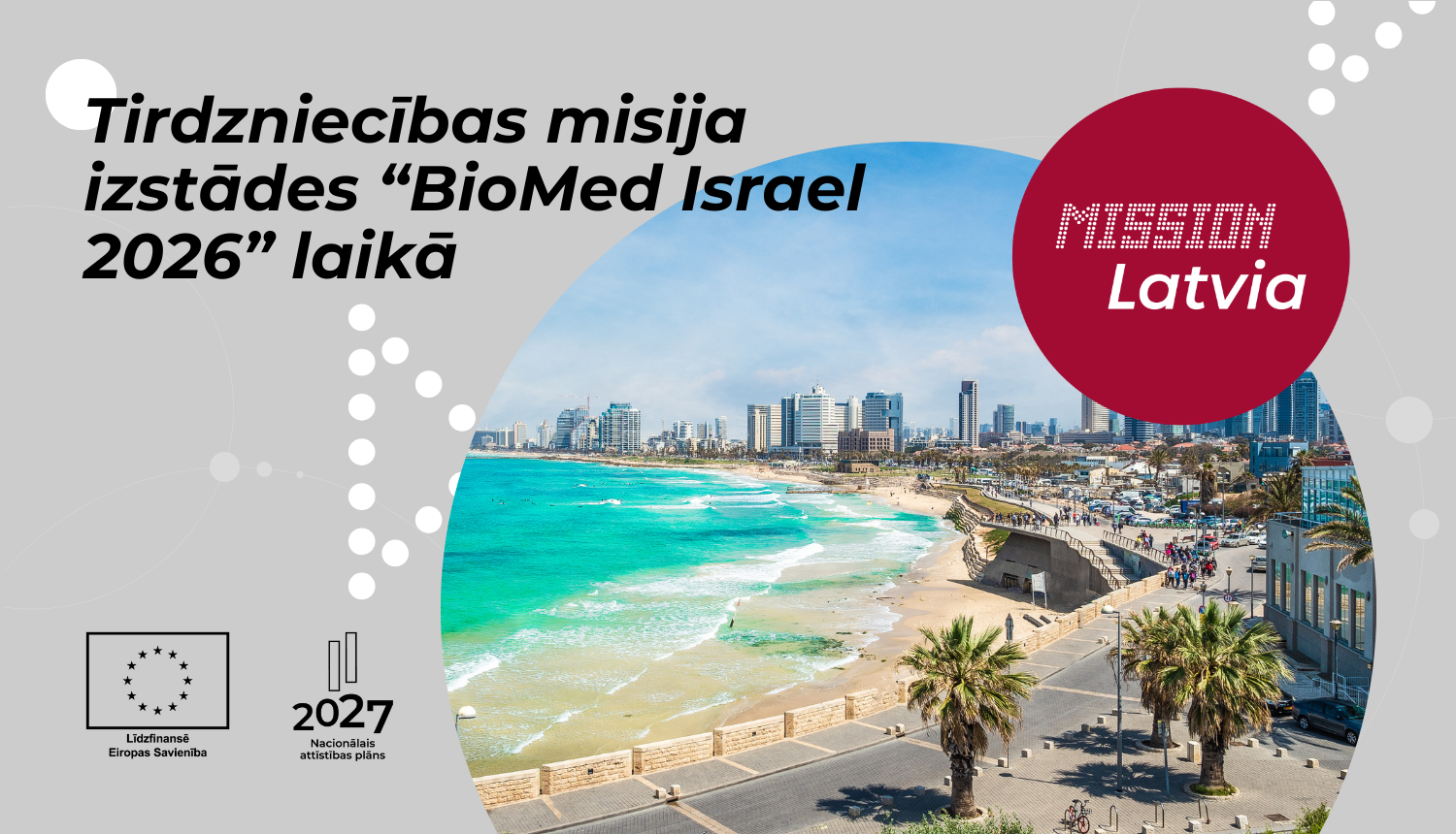 Tirdzniecības misija izstādes “BioMed Israel 2026” laikā