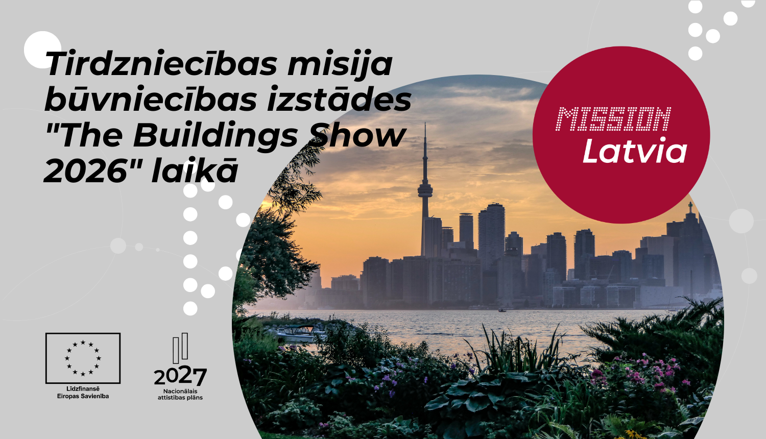 Tirdzniecības misija būvniecības izstādes "The Buildings Show 2026" laikā