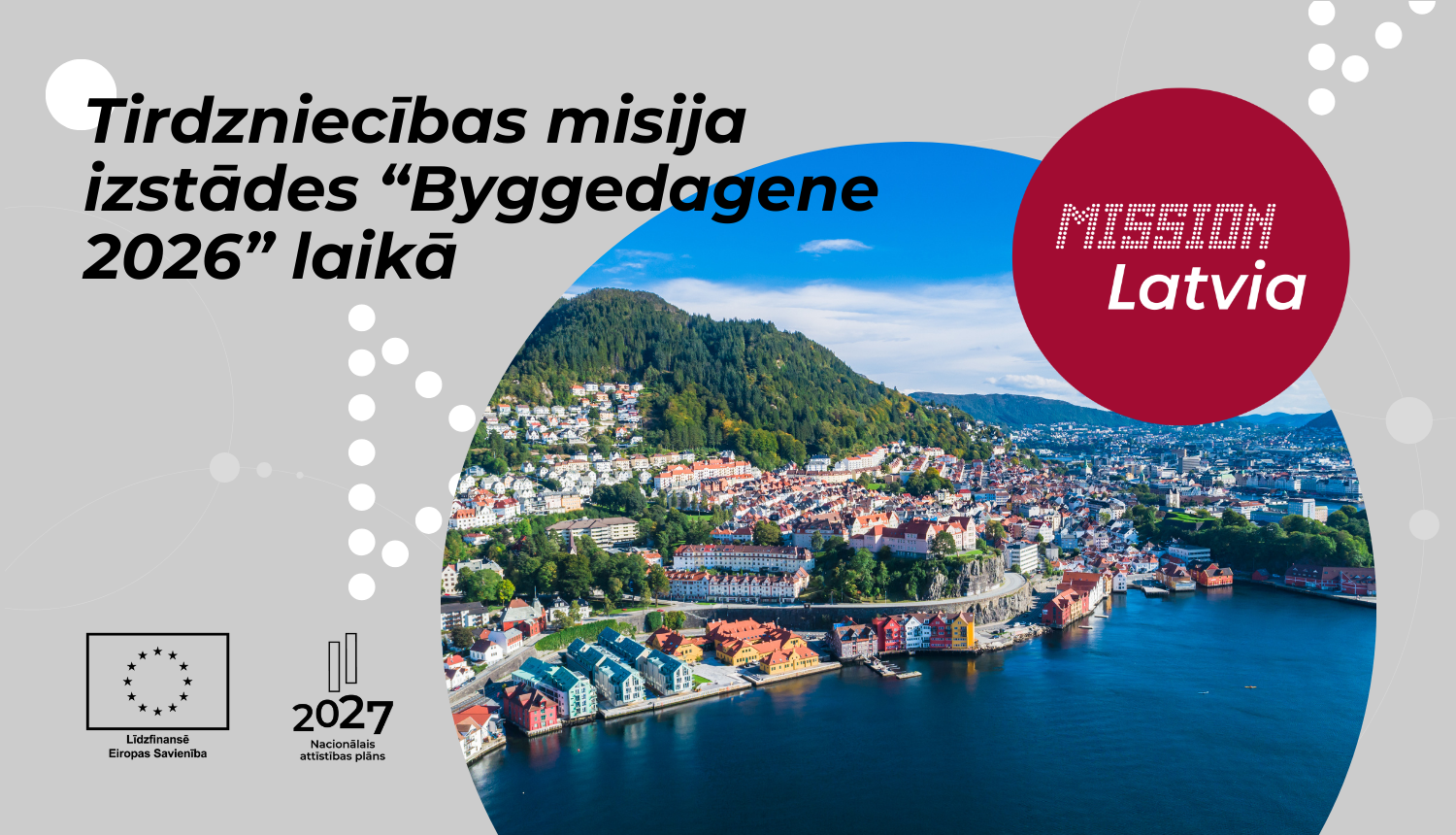 Tirdzniecības misija būvniecības izstādes “Byggedagene 2026" laikā
