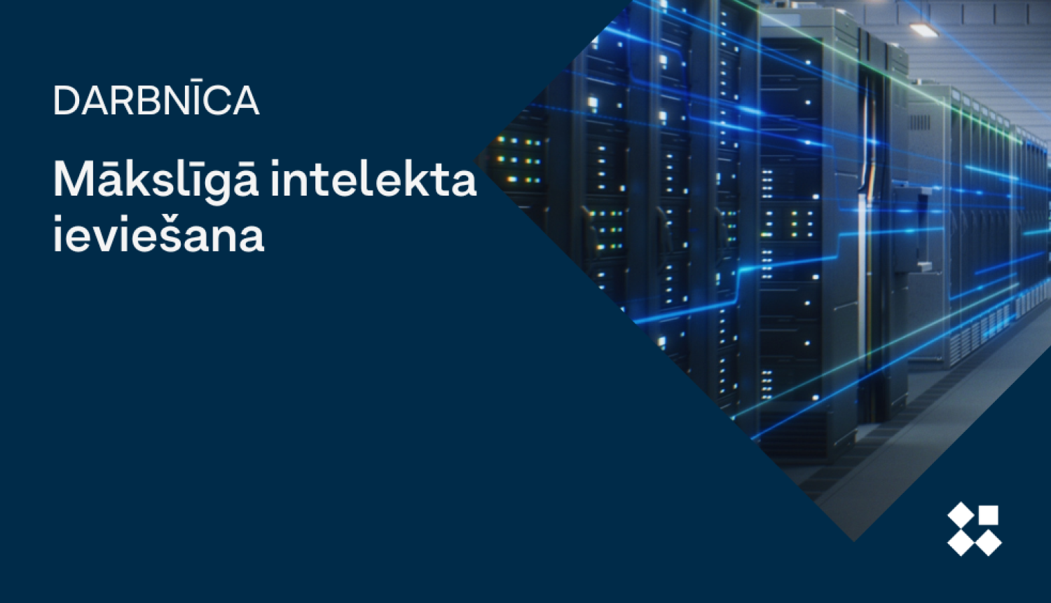 Mākslīgā intelekta ieviešanas darbnīca uzņēmumiem un publiskajam sektoram, AIGF iniciatīvas ietvaros