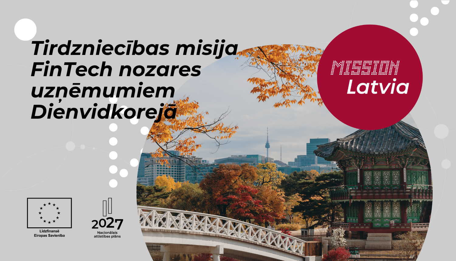 Tirdzniecības misija FinTech nozares uzņēmumiem Seulā