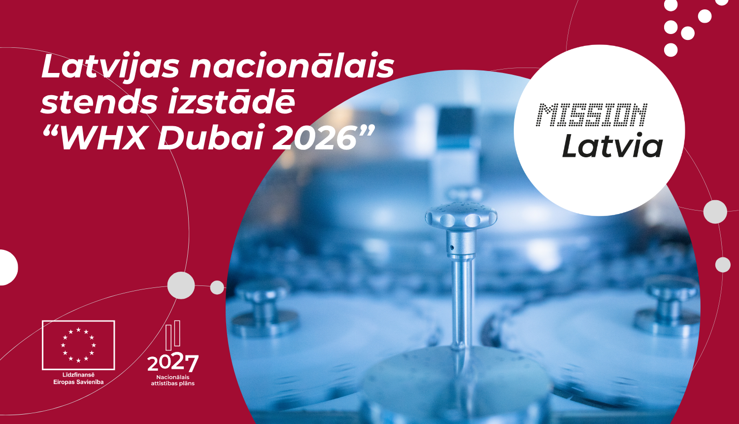 Latvijas nacionālais stends izstādē “WHX Dubai 2026" Dubaijā