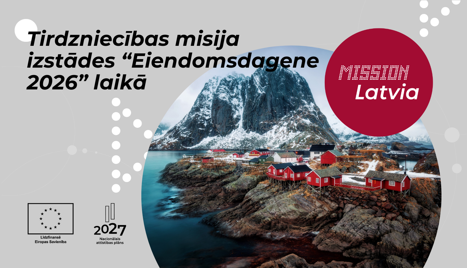 Tirdzniecības misija būvniecības izstādes “Eiendomsdagene 2026” laikā