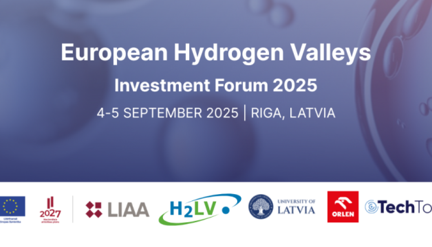 Eiropas Ūdeņraža ieleju investīciju forums 2025