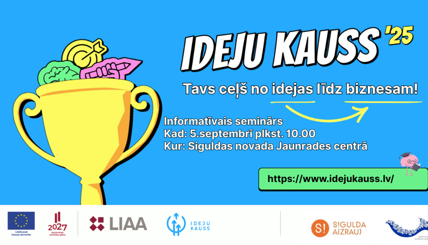 Iedvesmas pasākums par "Ideju Kauss 2025"