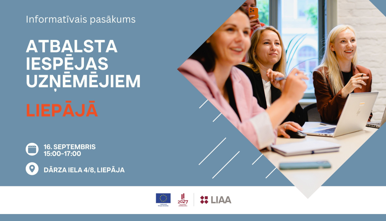 Atbalsta iespējas uzņēmējiem