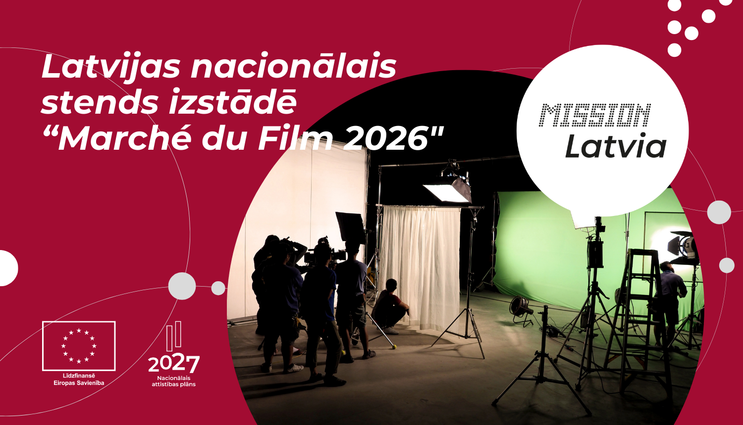 Latvijas nacionālais stends izstādē "Marché du Film 2026" Francijā