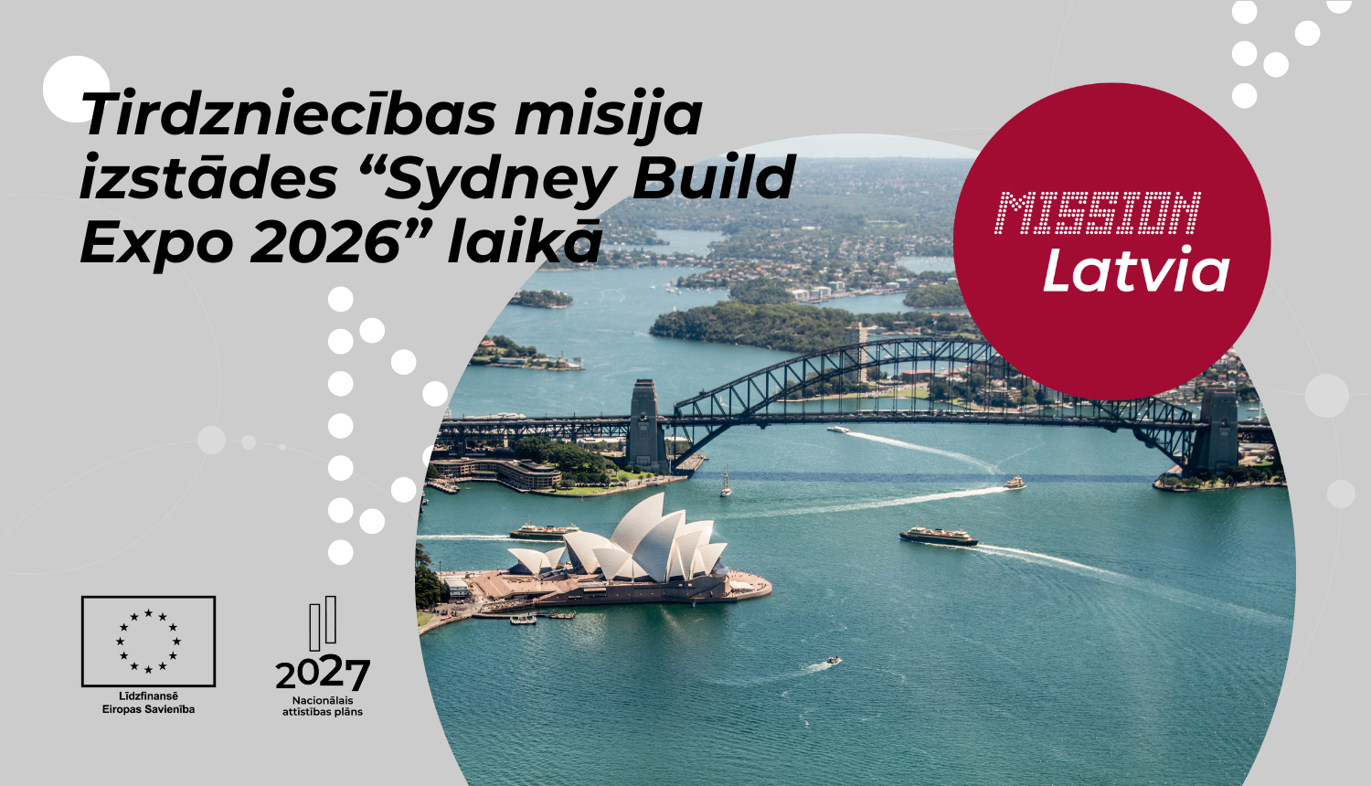 Tirdzniecības misija izstādes “Sydney Build Expo 2026” laikā
