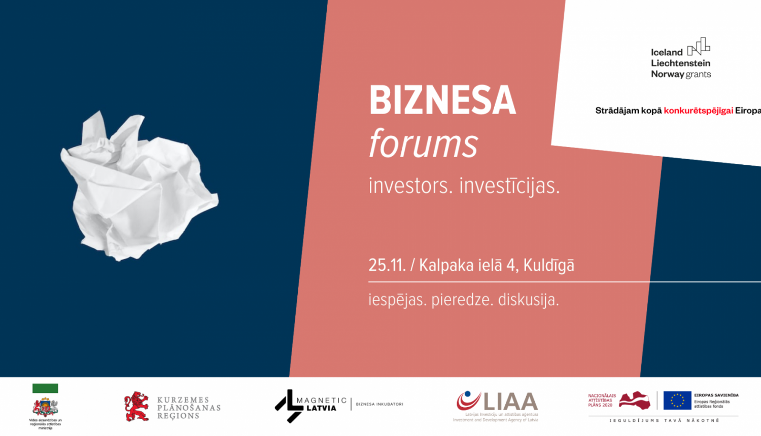 Biznesa forums: “Investors. Investīcijas.” (Kuldīga)