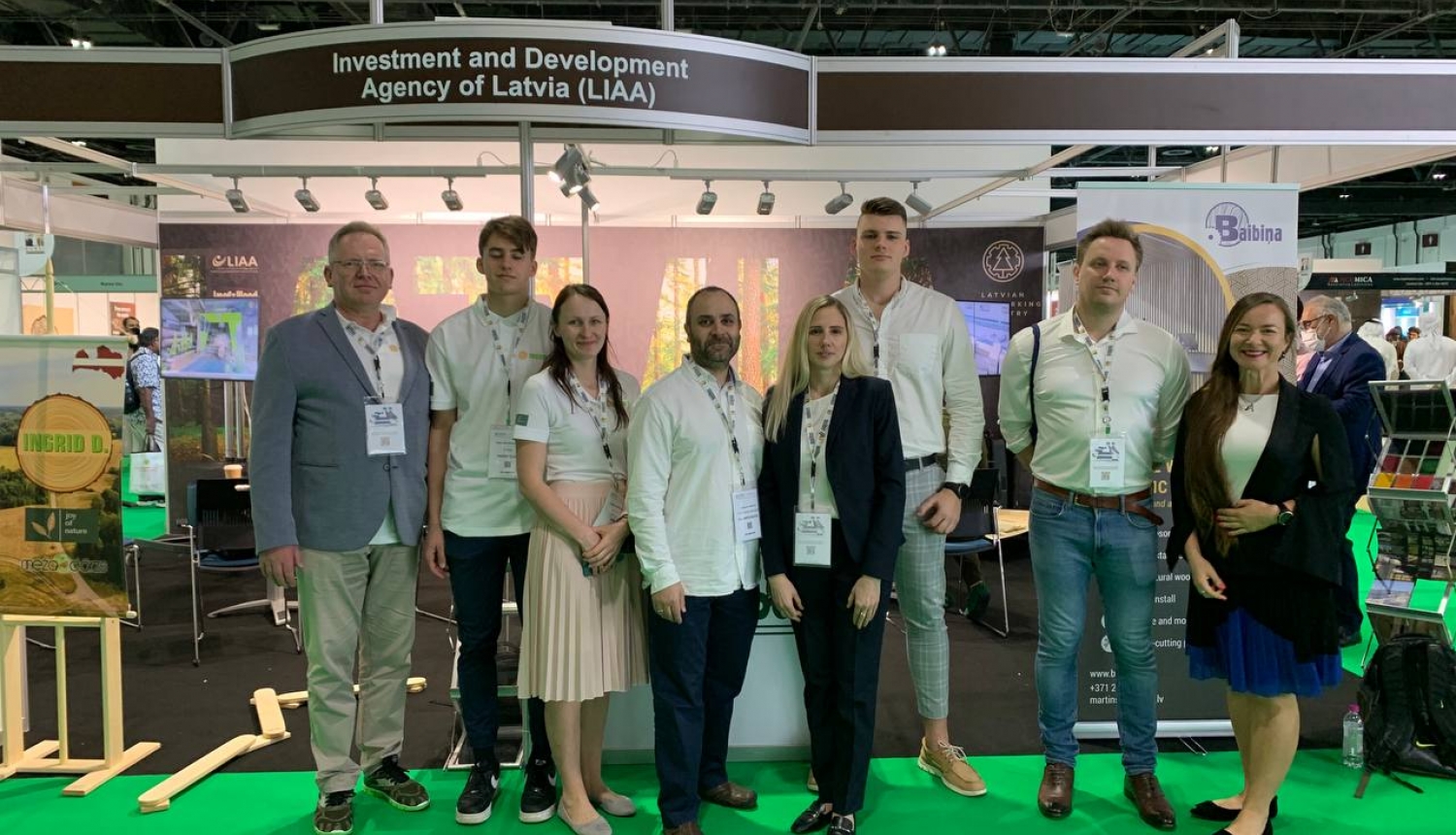 Latvian companies at ‘Dubai Woodshow’