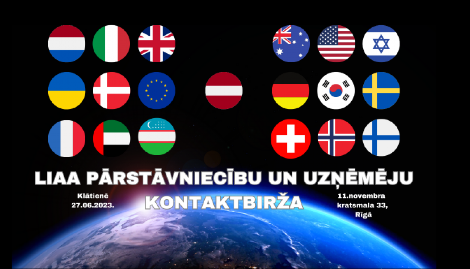 LIAA pārstāvniecību kontaktbirža