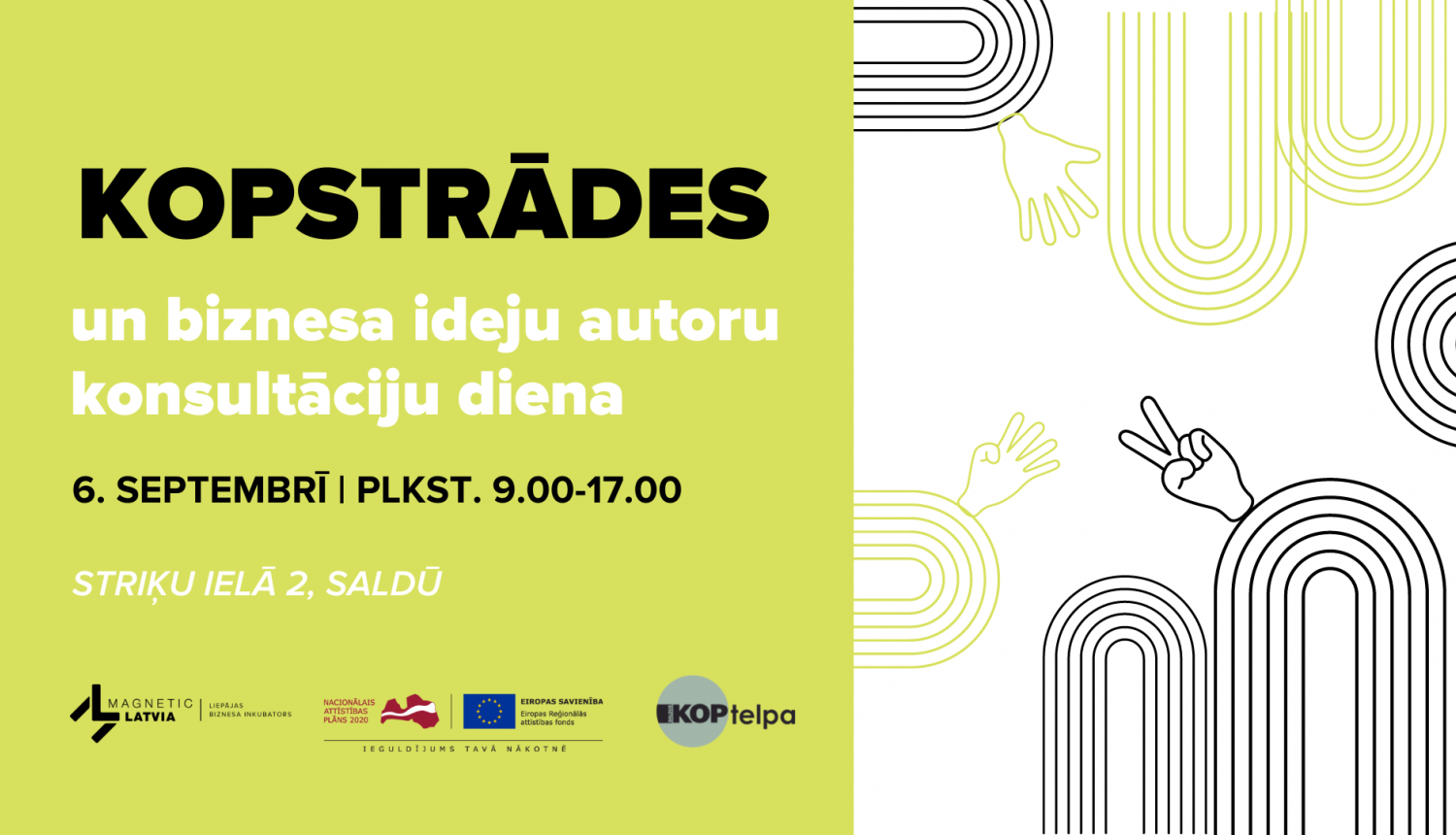 LIAA Liepājas biznesa inkubatora atbalsta vienības Saldū kopstrādes un biznesa ideju autoru diena