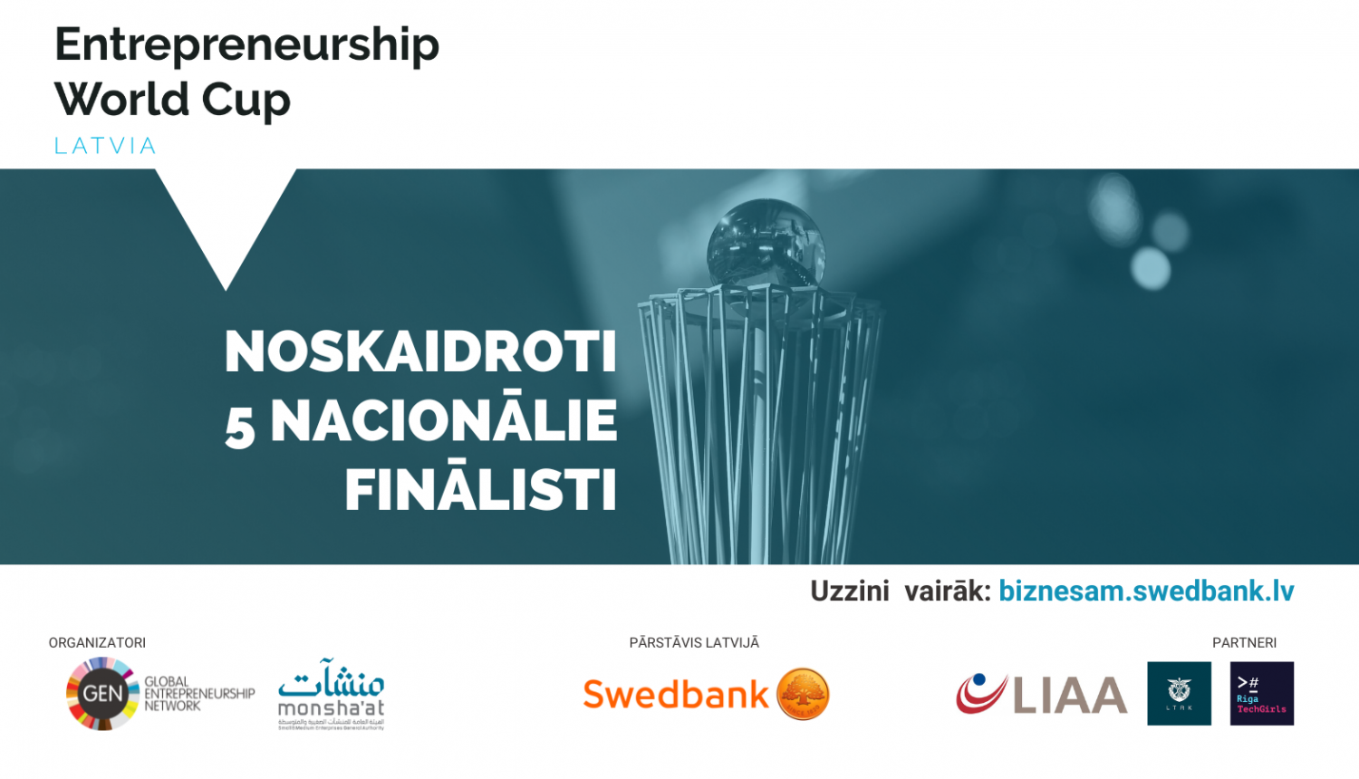 Pasaules Uzņēmējdarbības kausa nacionālajā finālā sacentīsies pieci Latvijas uzņēmumi
